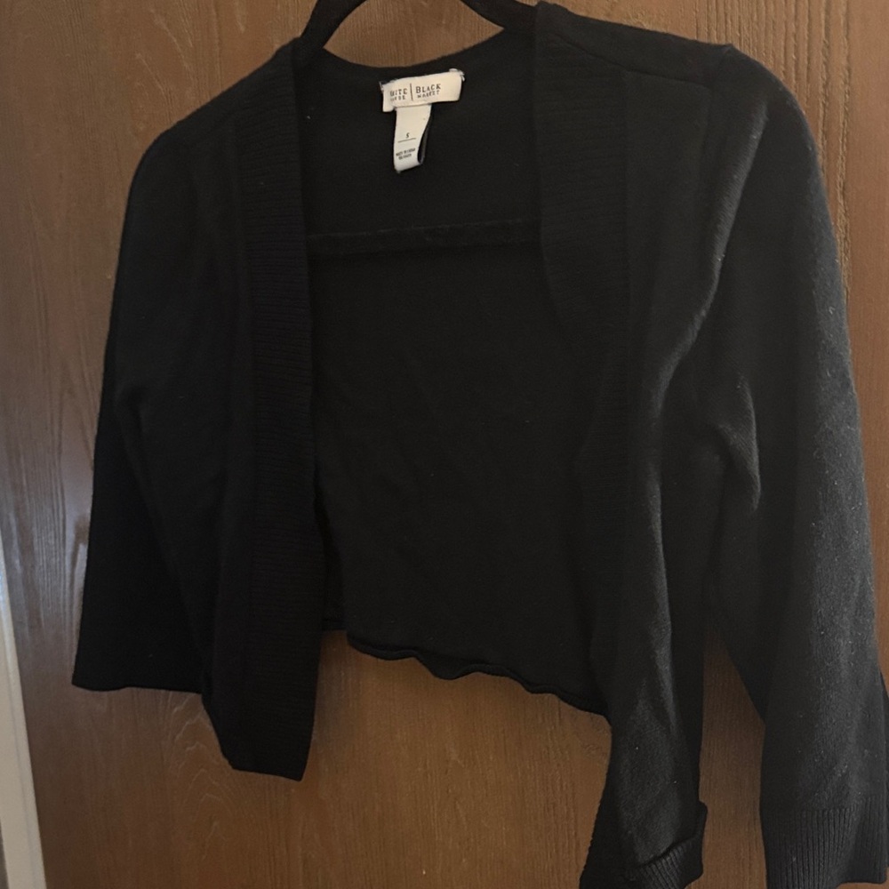 White House Black Market Elegant Black Sweater